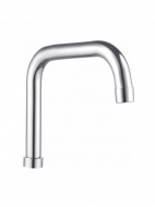 Излив для кухонного смесителя Г-образный люкс с аэратором 19см MELODIA MKP30002P