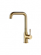 Смеситель кухня LEDEME картридж д.35мм высокий золотой L4698Y