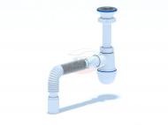 Сифон АНИ 1.1/2 40 c гибкой трубой C0105