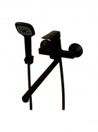 Смеситель ванна MELODIA Etude картридж д.35мм длинный излив 35см MDV30041bk с пов.аэрат.15 гр.черный