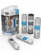 Комплект картриджей К-7 АКВАБРАЙТ без Мембраной для АБФ-ОСМО-6