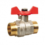 Кран шаровый 1/2" Н-Н Terma-R RED бабочка