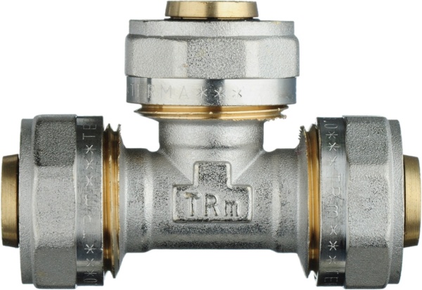 Тройник 26х26х26 цанга-цанга-цанга ТRm 01462