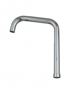 Излив для кухонных смесителей длина 23 см. с аэратором Г-обр. высокий Melodia MKP20666