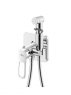 Смеситель биде Rossinka с гиг. душем встраиваемый RS46-51