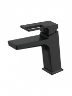 Смеситель умывальник LEDEME с гайкой черный L1092B