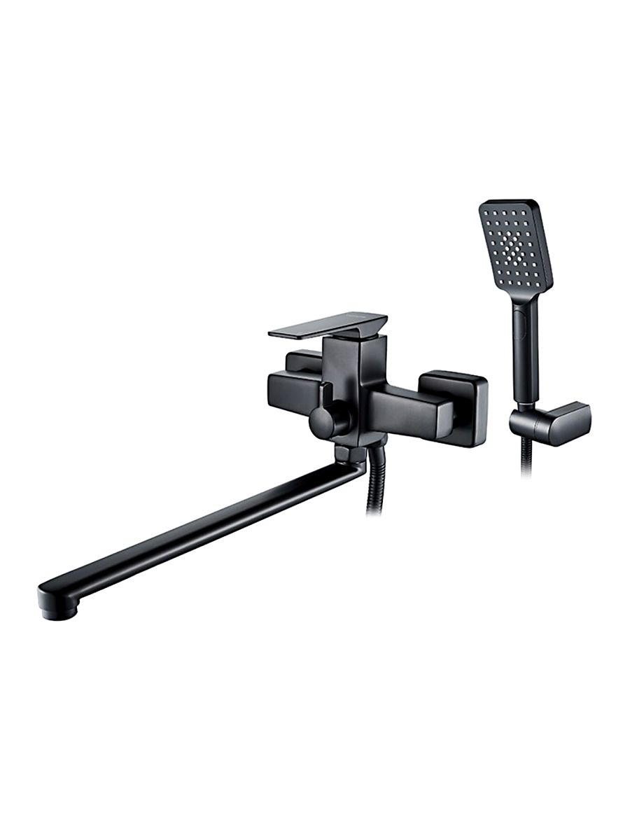 Смеситель ванна LEDEME с длинным поворотным изливом L2278B