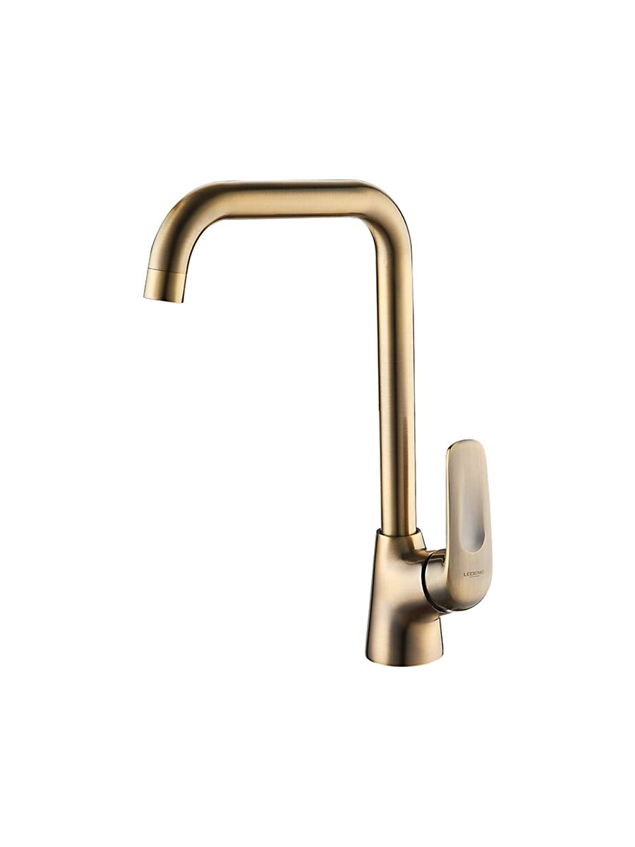Смеситель для кухни Ledeme бронза L4048C