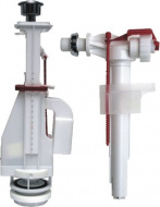 Комплект арматуры для бачка Alcadrain SA08 боковой подвод воды 1/2 двойная кнопка