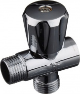 Кран вентильный 3-проходной 1/2"х1/2"х1/2" Н-Н-В TRm 702