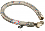 Гибкая подводка для воды TР-сантехника "гигант" угловая 1" резьба гайка-штуцер 100 см