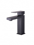 Смеситель умывальник MELODIA Square картридж 25мм нерж.сталь черный MDV30620bk