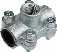 Обойма ANB 1/2"-1/2" тройник-водоотвод GEBO