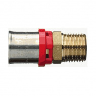 Пресс фитинг 20х1/2 наружная резьба TRm 02012