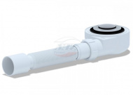 Сифон АНИ для душевого поддона 1 1/2 х 50 h-53 клик-клак с гибкой трубой 375х40/50 E455CLS