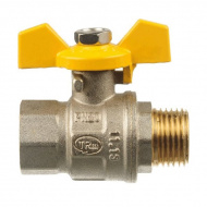 Кран шаровый газовый 3/4" В-Н Terma-R бабочка