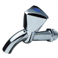 Кран водоразборный вентильный 1/2" (дачный) хром TRm 851