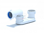 Сифон для ванны АНИ 1.1/2 плоский E000