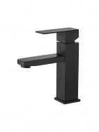 Смеситель умывальник LEDEME черный картридж д.35мм с гайкой L71033B