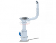 Сифон АНИ Грот 3.1/2 х 40 с круглым гибким переливом А0142S