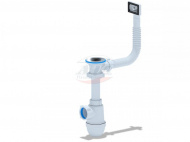 Сифон АНИ 1.1/2 40 с гибким переливом мойки C0140S