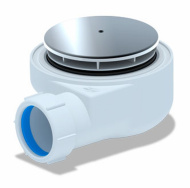 Сифон для душевого поддона АНИ 1 1/2 60 h 55 хром E550C