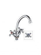 Смеситель для кухни Ledeme силумин L4927