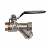Кран шаровый 3/4" В-В с фильтром Terma CB рычаг