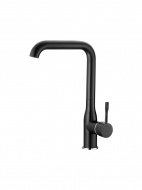 Смеситель для кухни Ledeme чёрный матовый L4698B