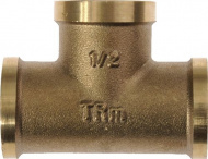 Тройник равнопроходной латунь TRm