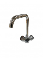 Смеситель кухня MELODIA Elegia высокий Г-излив керамика MDV32015 без гибкой подводки