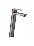 Смеситель умывальник MELODIA Samba картридж д.35мм высокий без г/п оруж.сталь MDV30821gn