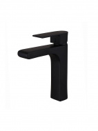 Смеситель умывальник MELODIA Waltz картридж 35мм низкий поворотн.аэратор черный MDV30120bk