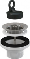 Водослив для умывальника 1 1/4 с нержавеющей pешеткой Ø63 A31 Alcadrain