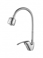 Смеситель кухня ROSSINKA картридж д.35мм с гибким изливом 190 мм A35-26