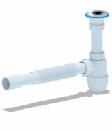 Сифон Ани 1 1/4 32 мини с гофрой 32*32/40 BM1015