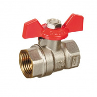 Кран шаровый 1/2" В-В Terma-R RED бабочка