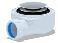 Сифон АНИ для душевого поддона 1 1/2 х 50 h-53 клик-клак E450CLG