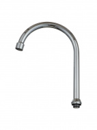 Излив для кухонных смесителя ёлка 25 см. с аэратором высокий Melodia MKP20662