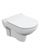 Унитаз подвесной безободковый CITY Clean On DPL EO slim Cersanit