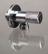 Кран угловой хромированный 1/2" Н-Н Terma керамический затвор ручка круглая