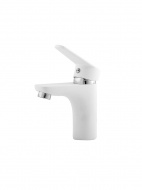 Смеситель умывальник MELODIA Moderno White картридж д.35мм MDV35120_wt без гибкой подводки
