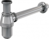 Сифон латунь 1 1/4 Ø32 хром A431 Alcadrain