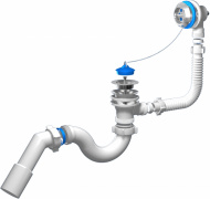 Обвязка для ванны АНИ 1.1/2 с переходной трубой 45х40х50 E151