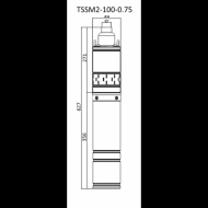 Скважинный насос винтовой Pumpman TSSM2-100-0.75