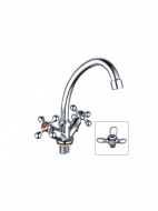 Смеситель для кухни Ledeme силумин L4912