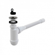 Сифон для умывальника Ø40 A41 и гофра Ø40/40 A71 Alcadrain