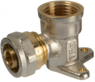 Уголок 1/2х16 гайка-цанга с креплением ТRm 01800