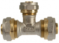 Тройник 20х16х20 цанга-цанга-цанга TRm 01568