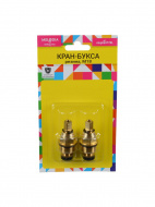 Кран-букса Melodia резина отеч. короткая М18 квадрат 7мм 2 шт